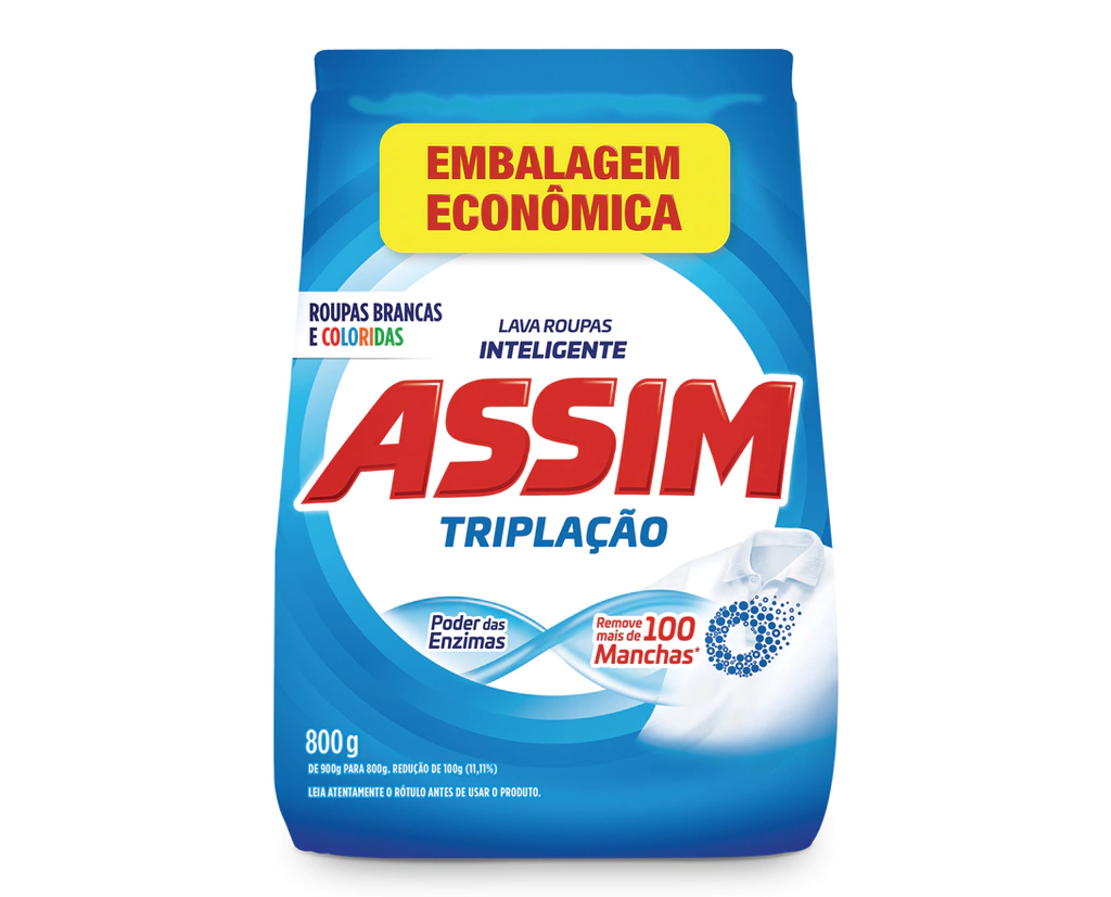 Sabão em pó Assim 800gr